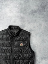 Moncler black GUI gilet