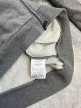 Moncler grey logo print cotton track jacket