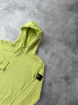 Stone island AW19 lime green hoodie