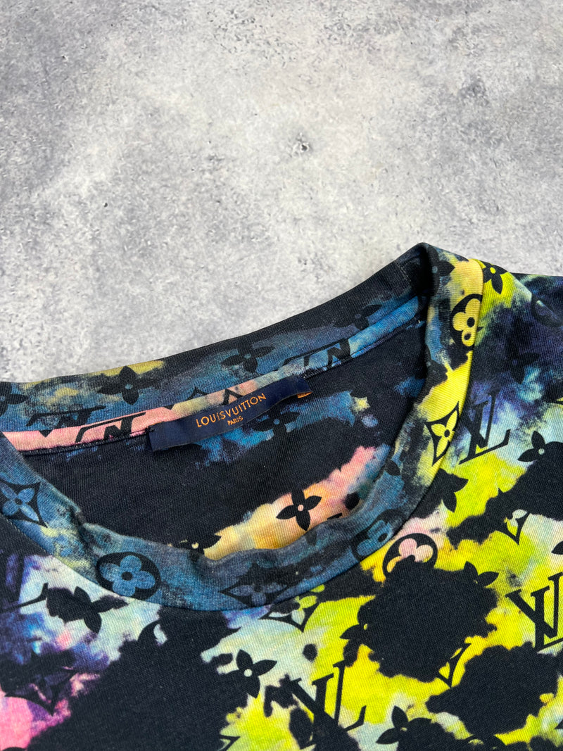 Louis Vuitton monogram tie & dye printed tee