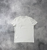 Moncler white double logo tee
