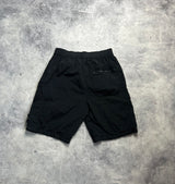 Stone island 2024 black nylon cargo shorts