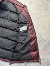 Dior burgundy down vest