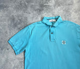 Stone island light blue polo shirt