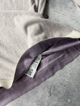 Stone island 2018 hand sprayed two tone knit jumper