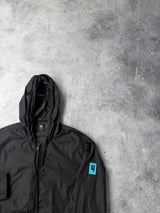 Yelir black windbreaker jacket