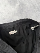 Moncler black swim shorts black logo