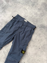 Stone island SS24 avio blue cargo trousers
