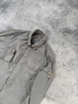 Stone island ghost project nylon smerigliato grey overshirt