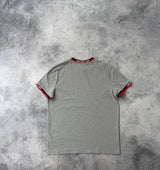 Moncler grey rib neck tee
