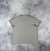 Moncler grey arm logo tee