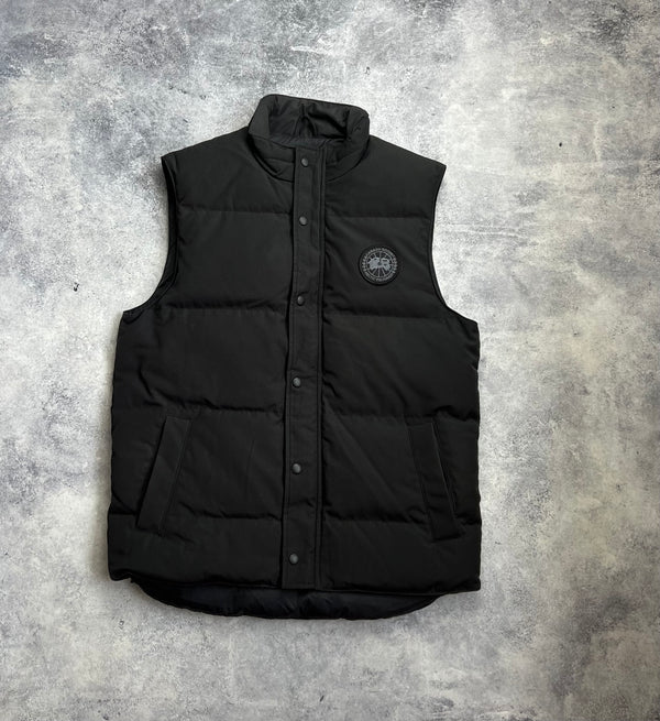 Canada goose black label black gilet