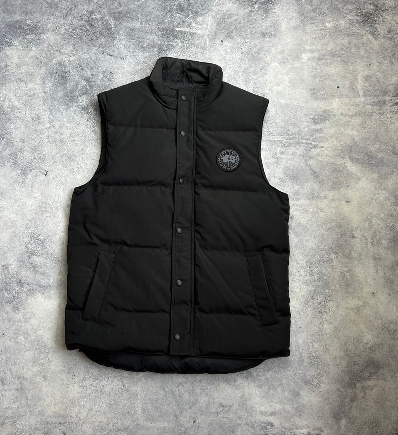 Canada goose black label black gilet