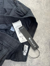 Stone island navy cuffed cargo trousers