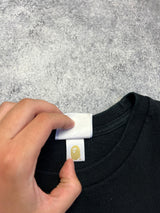 Bape black tiger shark tee