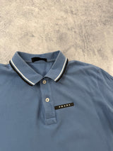 Prada powder blue polo shirt