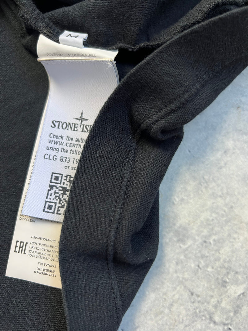 Stone island 2020 black archivio graphic tee