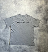 Stone island 2018 grey graphic tee