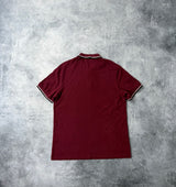 Prada burgundy polo shirt