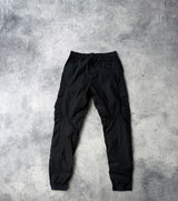 Stone island black cargo trousers