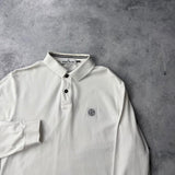 Stone island 2016 white L/S polo shirt