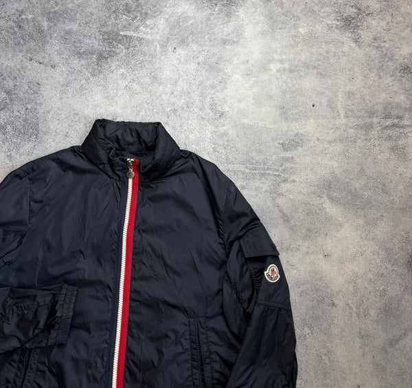Moncler navy keralle nylon windbreaker jacket