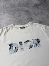 Dior x Daniel Arsham white logo tee