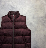 Dior burgundy down vest