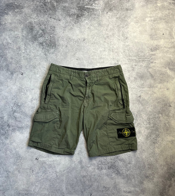 Stone island 2020 khaki cargo shorts