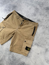 Stone island sand cargo shorts