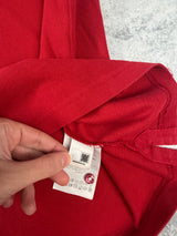 Moncler red polo shirt