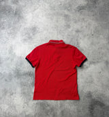 Moncler red polo shirt