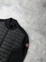 Canada goose black Hybridge knit jacket