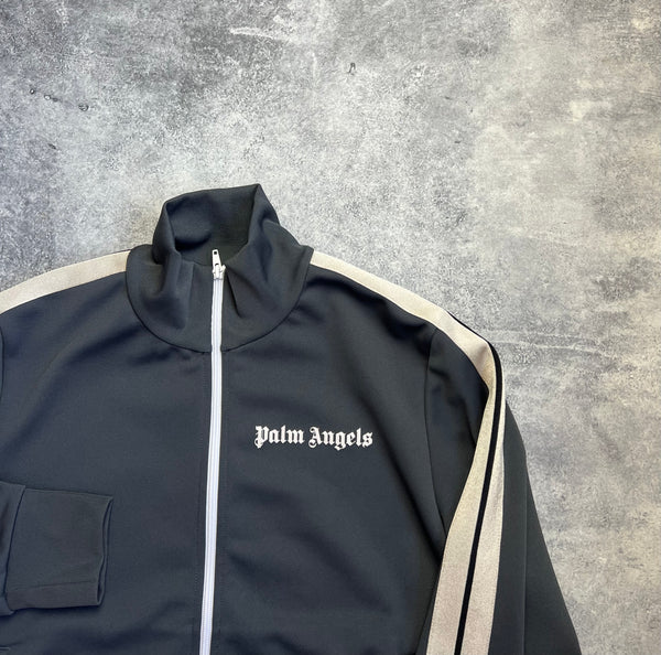 Palm angels grey track jacket