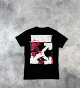 Off-white acrylic arrow black tee