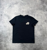 Moncler navy double logo tee
