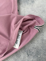 Stone island rose pink polo shirt