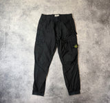 Stone island black cargo trousers