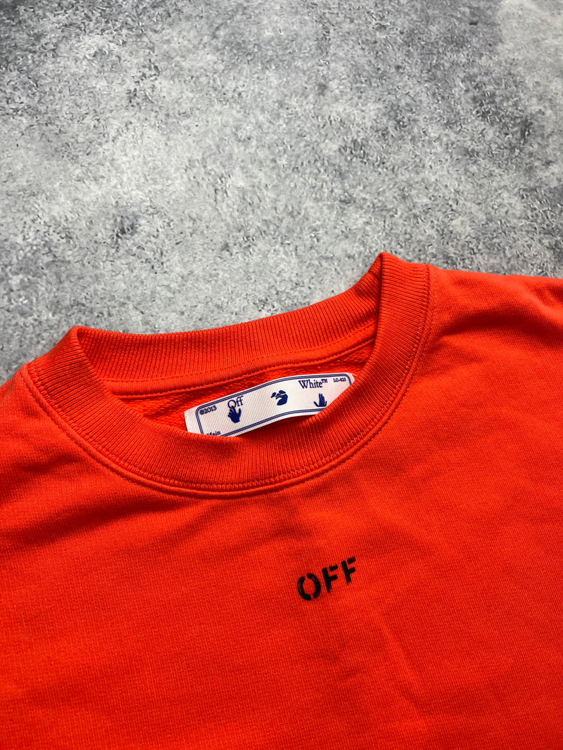 Off-white stencil orange jumper
