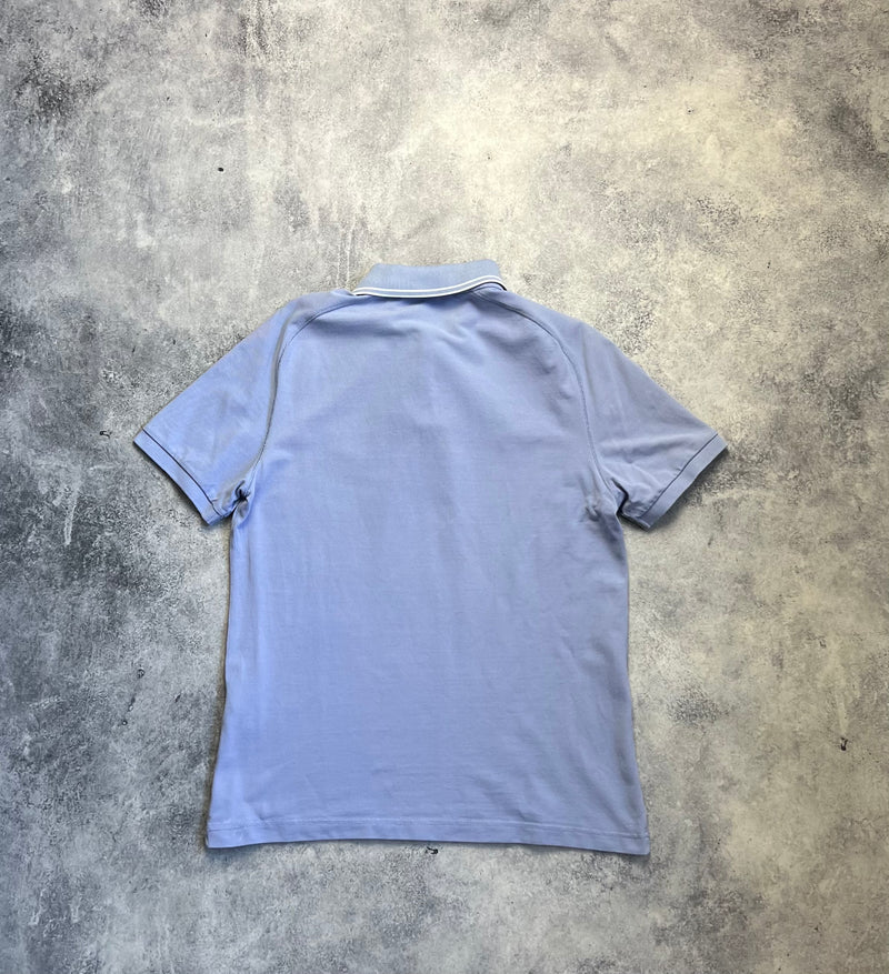Stone island 2019 blue polo shirt