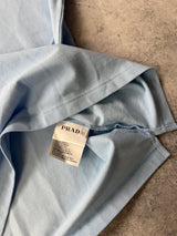 Prada light blue polo shirt