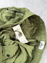 Stone island SS22 olive green tela cargo trousers