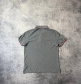 Moncler grey polo shirt