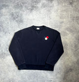 Moncler navy tri logo jumper