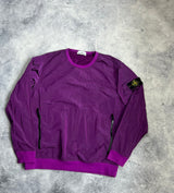 Stone island 2018 purple nylon jumper