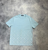 Louis Vuitton baby blue gradient tee
