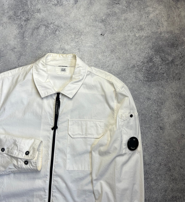 CP company white overshirt