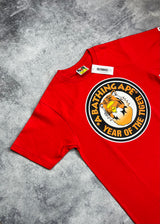 Bape year of the tiger red graphic tee