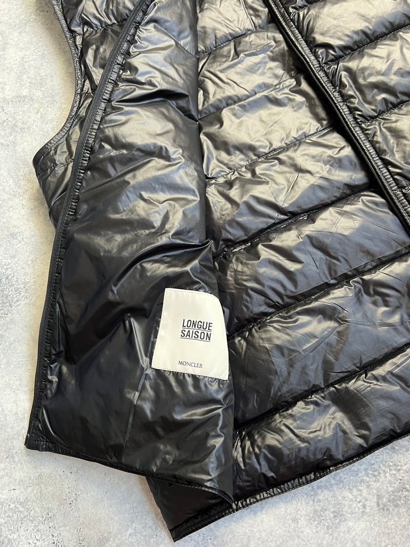 Moncler black GUI gilet
