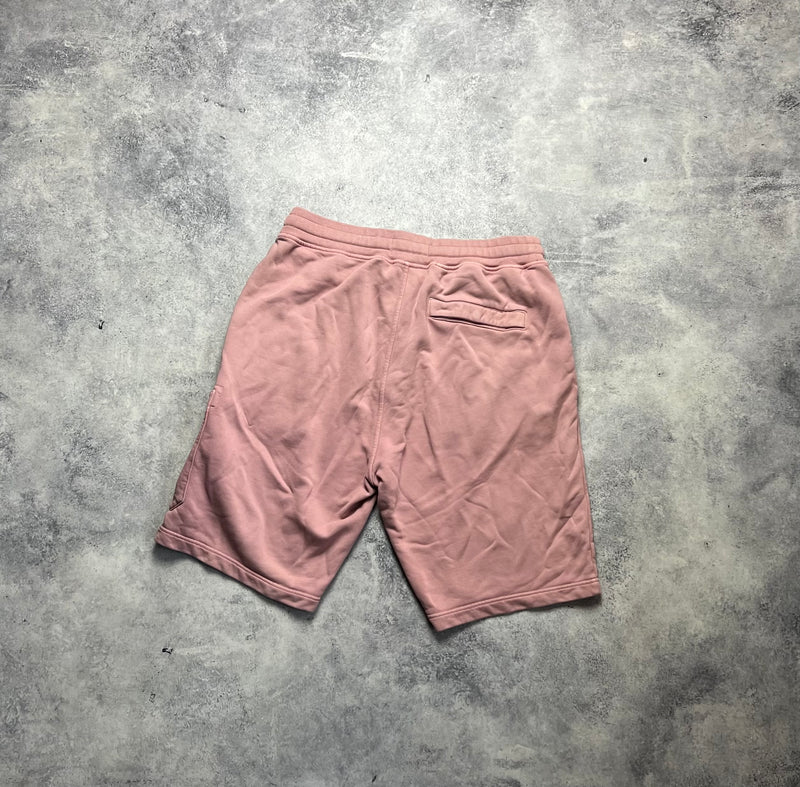 Stone island light pink cotton shorts